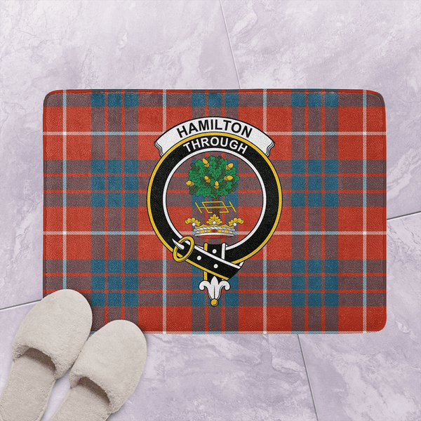 Hamilton Ancient Tartan Classic Crest Bathroom Mat