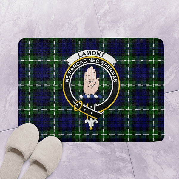 Lamont Modern Tartan Classic Crest Bathroom Mat