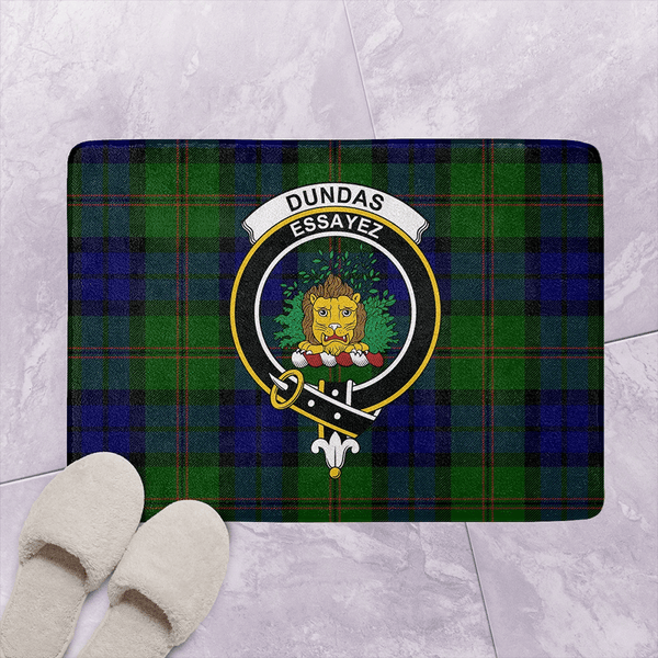 Dundas Modern 02 Tartan Classic Crest Bathroom Mat