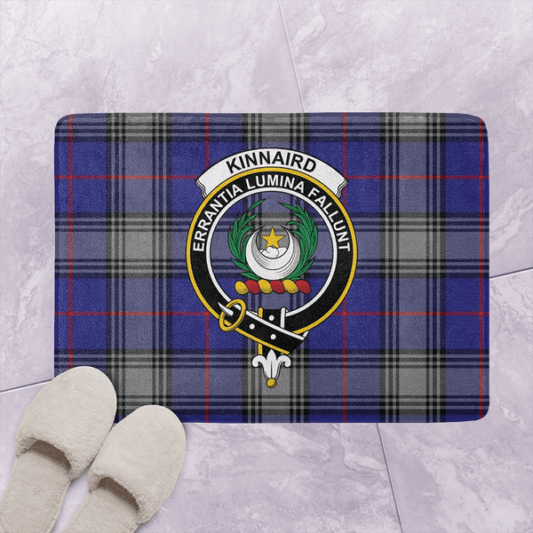 Kinnaird Tartan Classic Crest Bathroom Mat