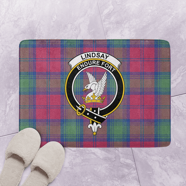 Lindsay Ancient Tartan Classic Crest Bathroom Mat