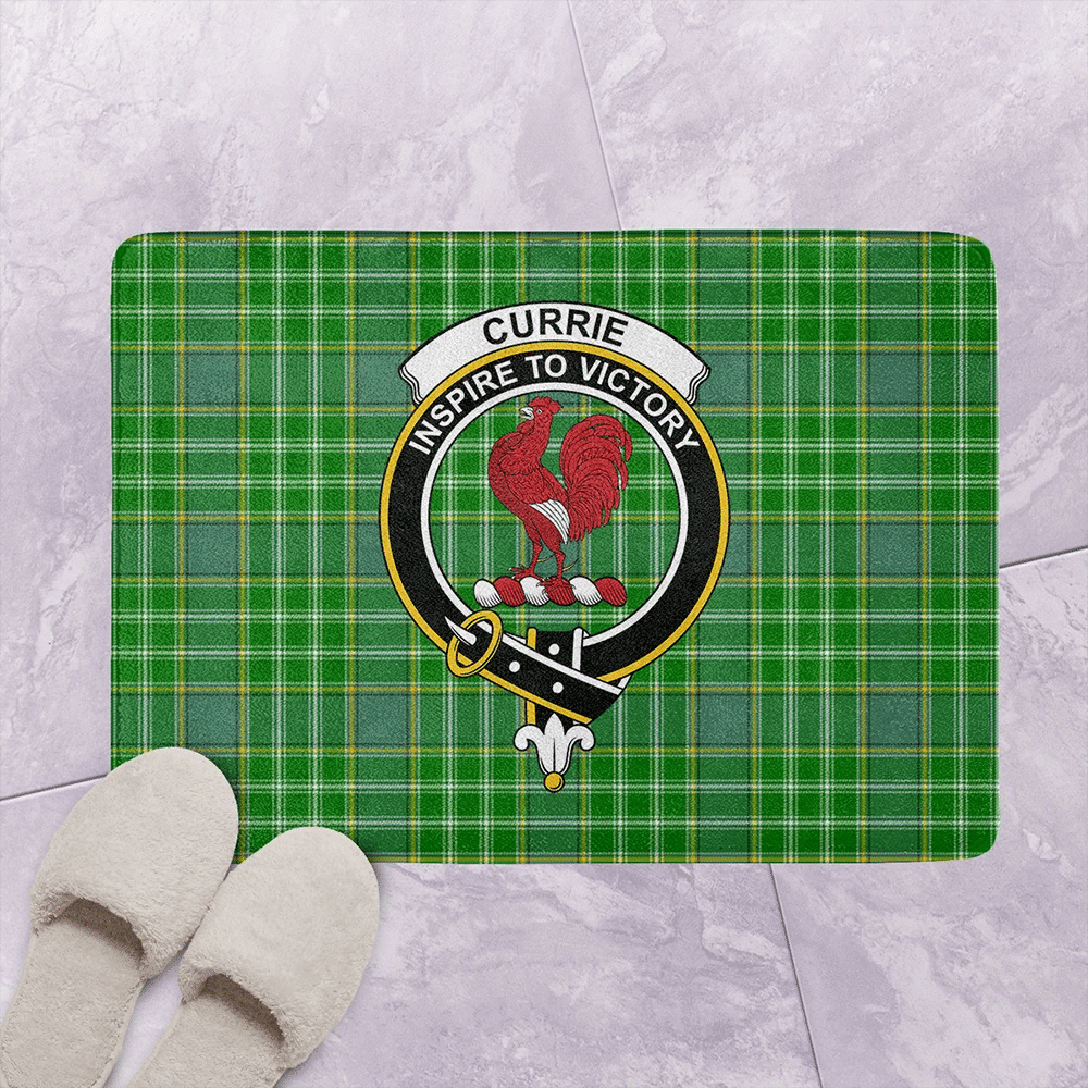 Currie Tartan Classic Crest Bathroom Mat