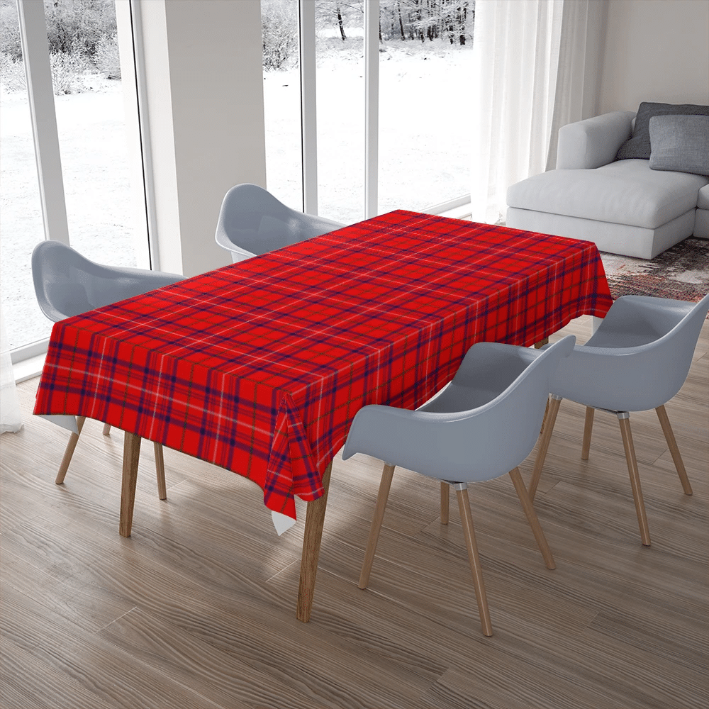 Rose Modern Tartan Classic Tablecloth