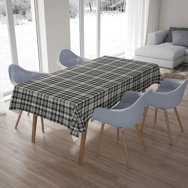 Scott Black & White Ancient Tartan Classic Tablecloth