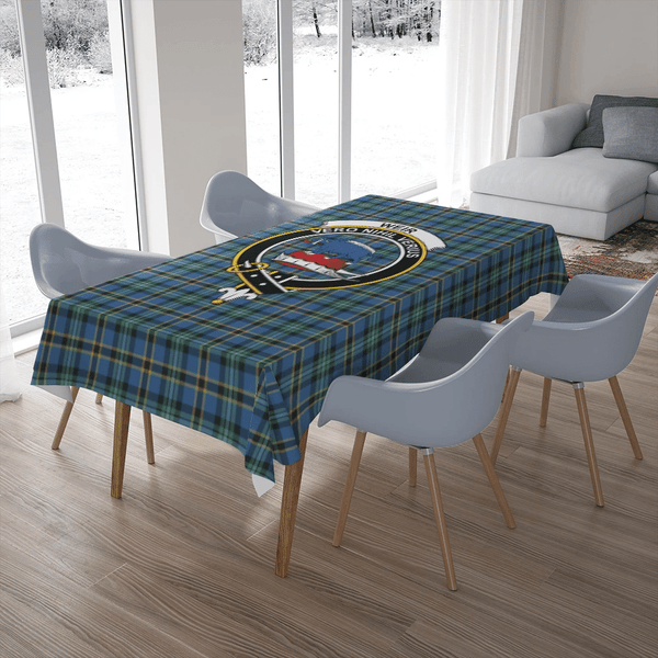 Weir Ancient Tartan Classic Crest Tablecloth