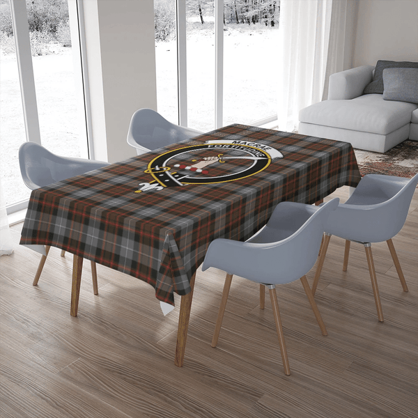 MacRae Hunting Weathered Tartan Classic Crest Tablecloth