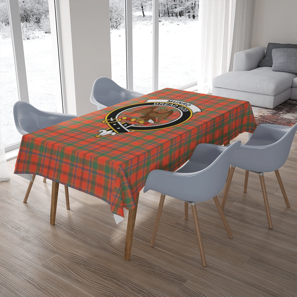 Munro Ancient Tartan Classic Crest Tablecloth