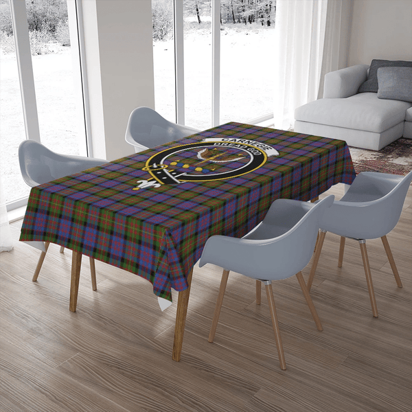 Carnegie Ancient Tartan Classic Crest Tablecloth