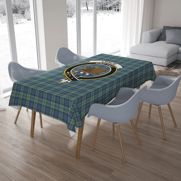 Leslie Hunting Tartan Classic Crest Tablecloth