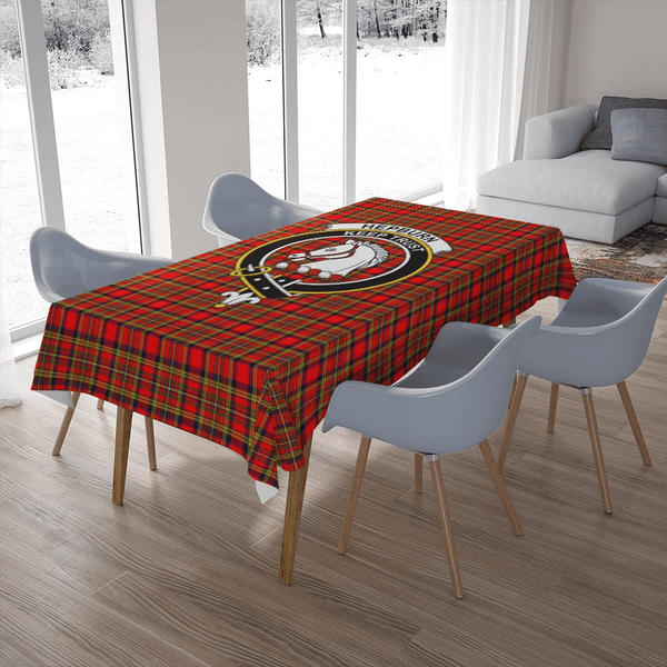 Hepburn Tartan Classic Crest Tablecloth