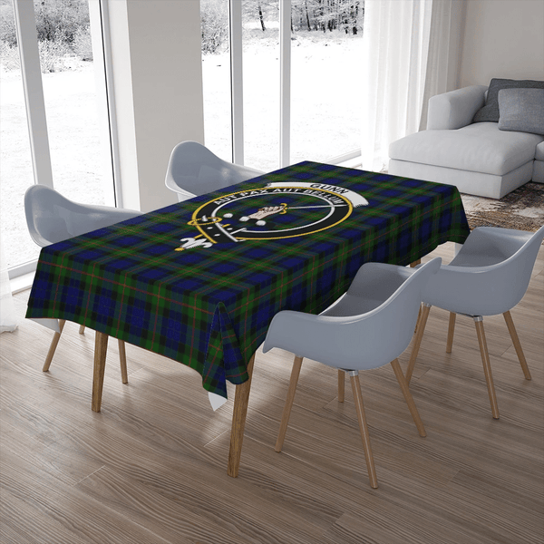 Gunn Modern Tartan Classic Crest Tablecloth