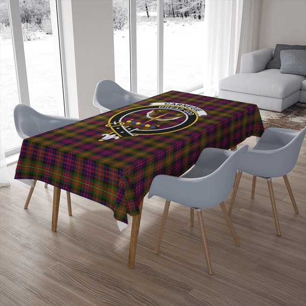 Carnegie Modern Tartan Classic Crest Tablecloth