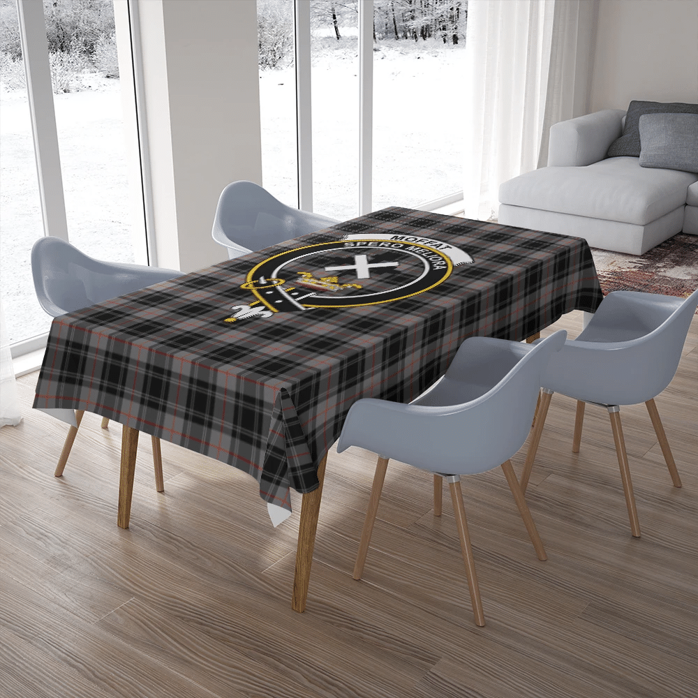 Moffat Modern Tartan Classic Crest Tablecloth