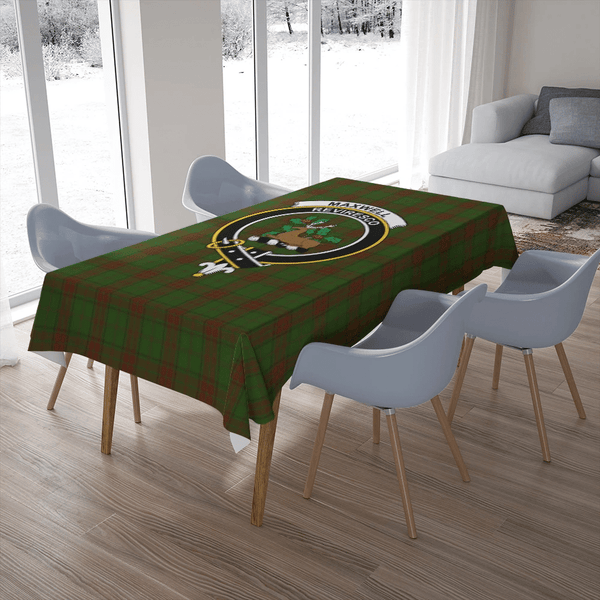 Maxwell Hunting Tartan Classic Crest Tablecloth