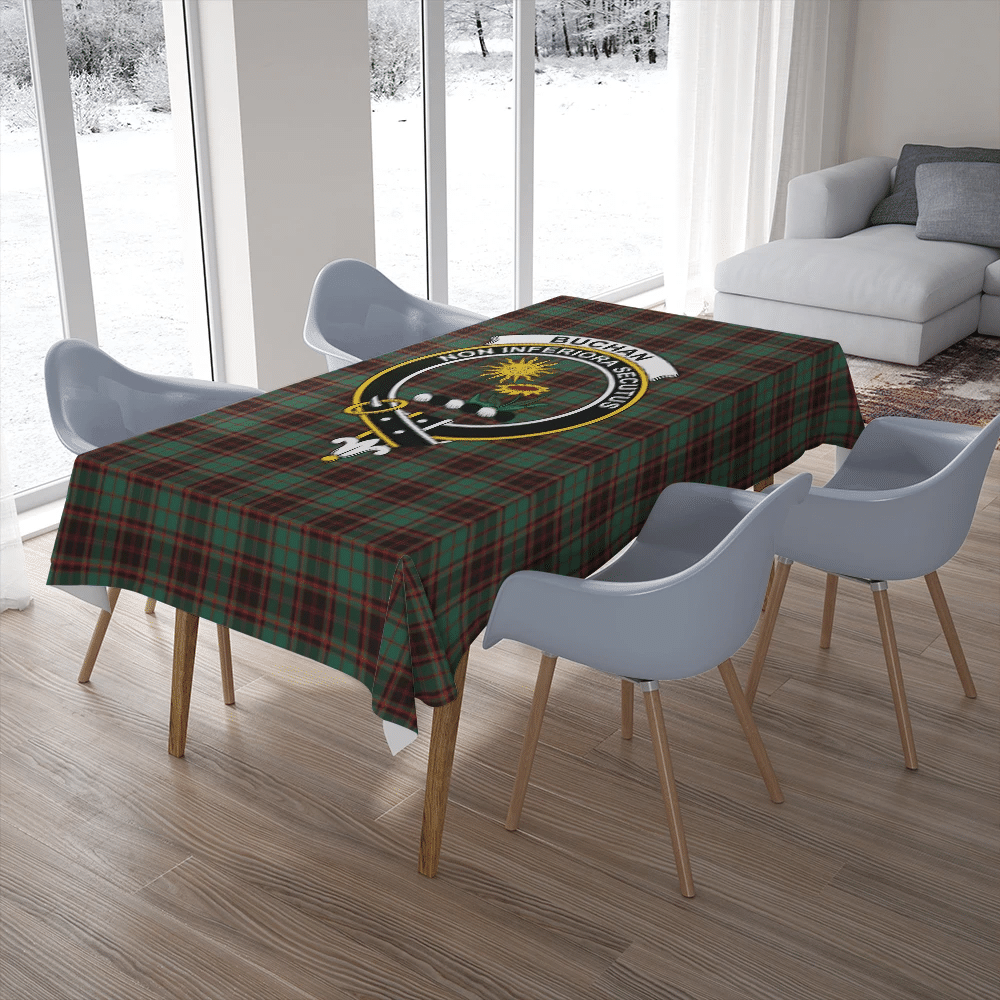 Buchan Ancient Tartan Classic Crest Tablecloth