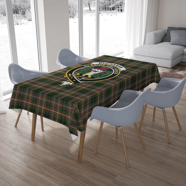 Buchanan Hunting Tartan Classic Crest Tablecloth