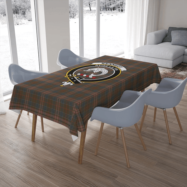 Kennedy Weathered Tartan Classic Crest Tablecloth