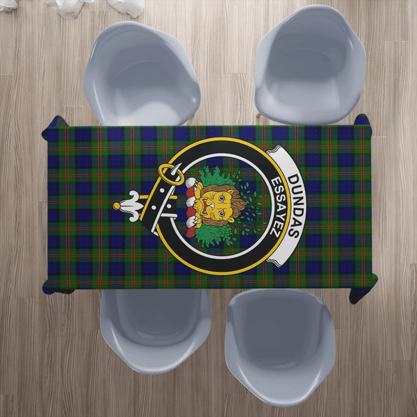 Dundas Modern Tartan Classic Crest Tablecloth