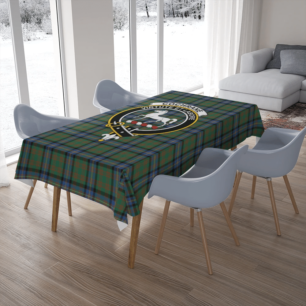 Cochrane Ancient Tartan Classic Crest Tablecloth