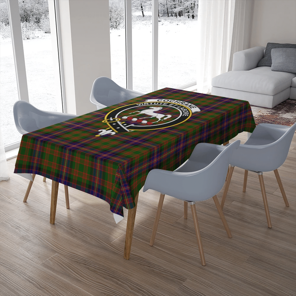 Cochrane Modern Tartan Classic Crest Tablecloth