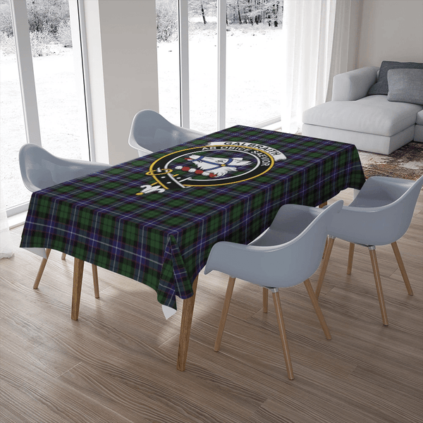 Galbraith Modern Tartan Classic Crest Tablecloth