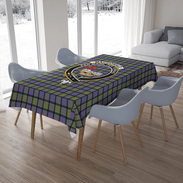 MacDonald Ancient Tartan Classic Crest Tablecloth