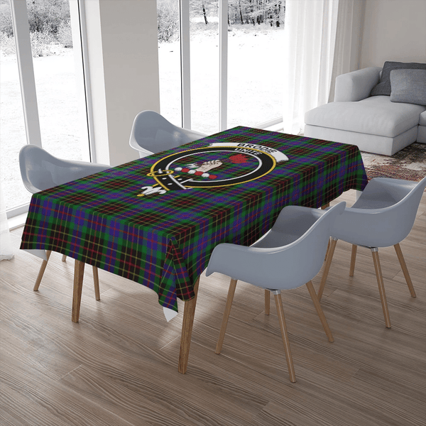 Brodie Hunting Modern Tartan Classic Crest Tablecloth