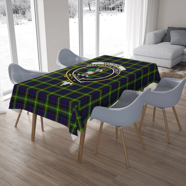 Watson Modern Tartan Classic Crest Tablecloth