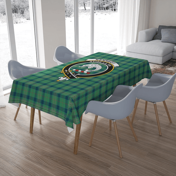 Kennedy Ancient Tartan Classic Crest Tablecloth