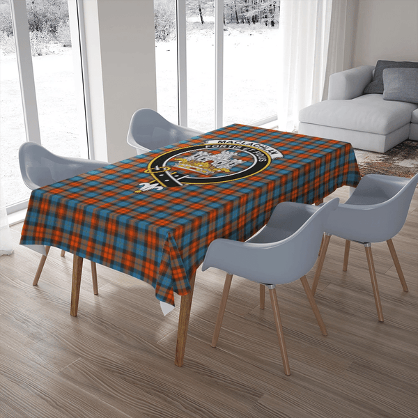 MacLachlan Ancient Tartan Classic Crest Tablecloth