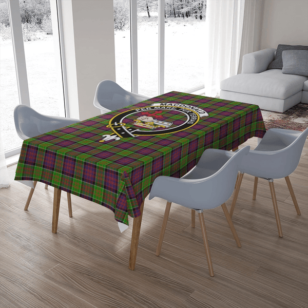 MacDonald of Clanranald Tartan Classic Crest Tablecloth