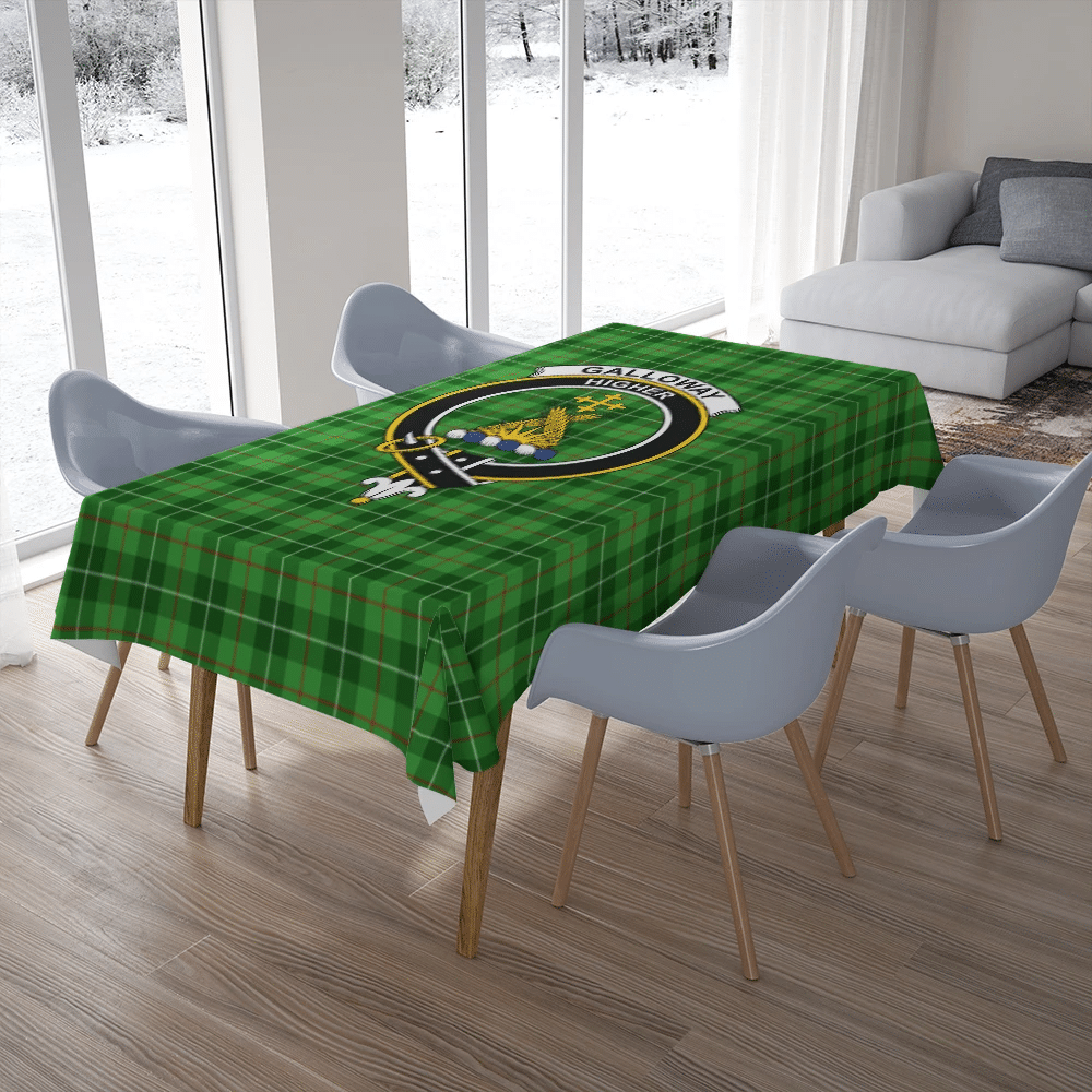 Galloway District Tartan Classic Crest Tablecloth