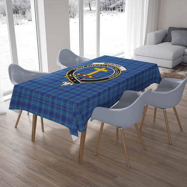 Mercer Modern Tartan Classic Crest Tablecloth