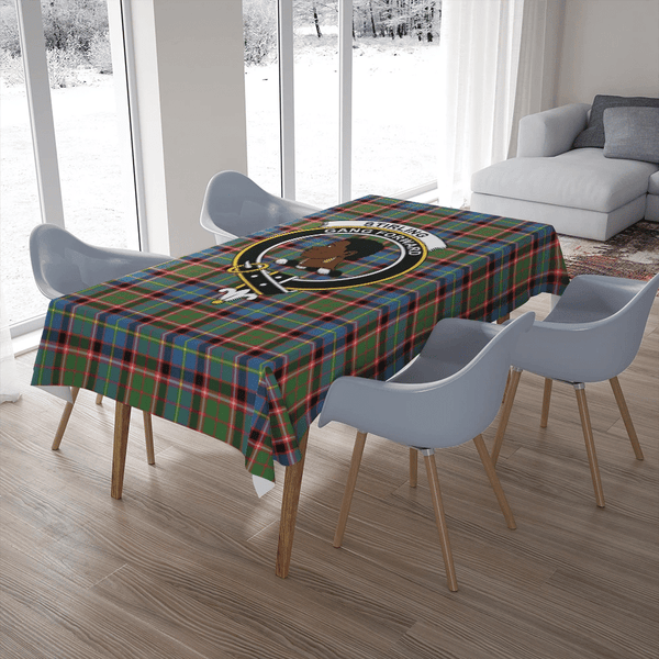 Stirling & Bannockburn District Tartan Classic Crest Tablecloth