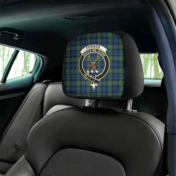 Forbes Ancient Tartan Classic Crest Headrest Covers