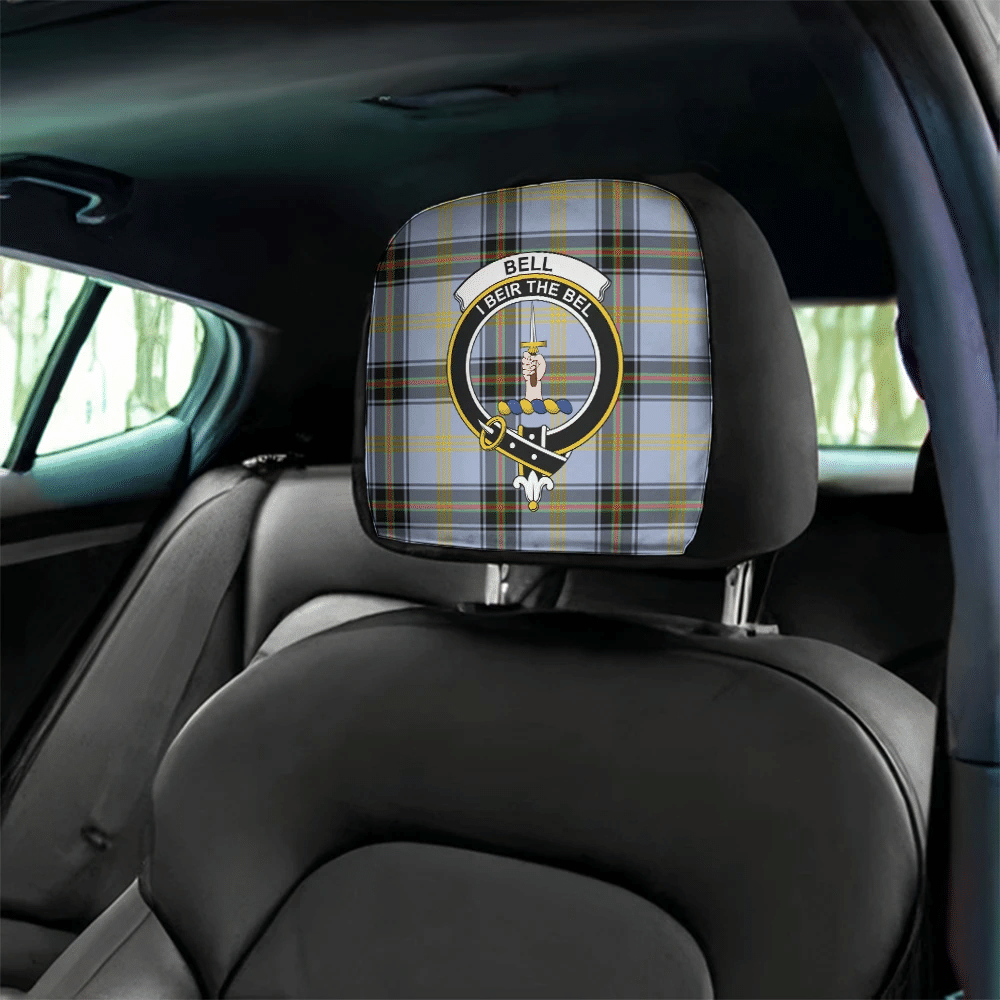 Bell of the Borders Tartan Classic Crest Headrest Covers