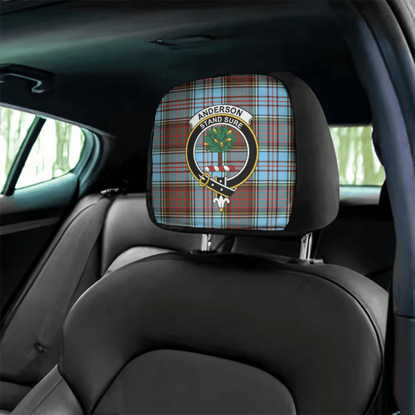 Anderson Ancient Tartan Classic Crest Headrest Covers