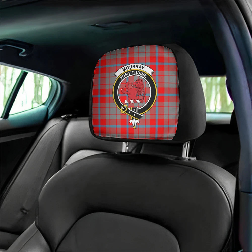 Moubray Tartan Classic Crest Headrest Covers