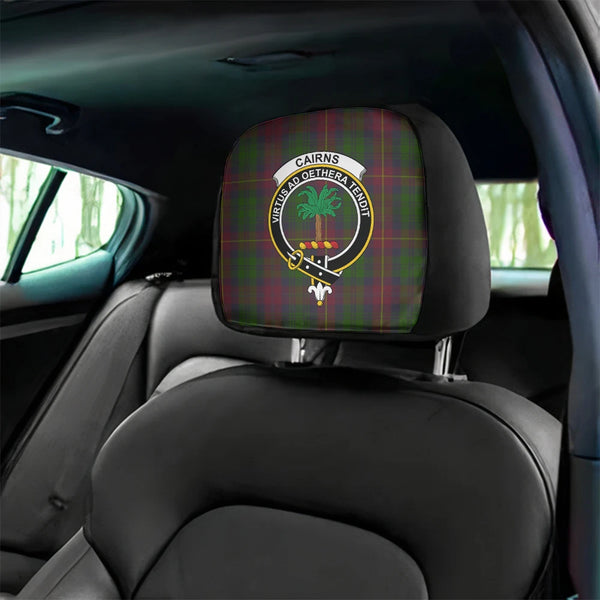 Cairns Tartan Classic Crest Headrest Covers