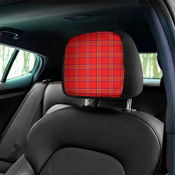 Burnett Modern Tartan Classic Headrest Covers