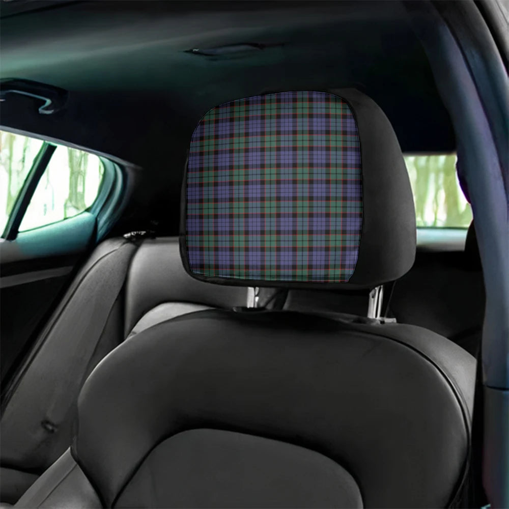 Fletcher Modern Tartan Classic Headrest Covers