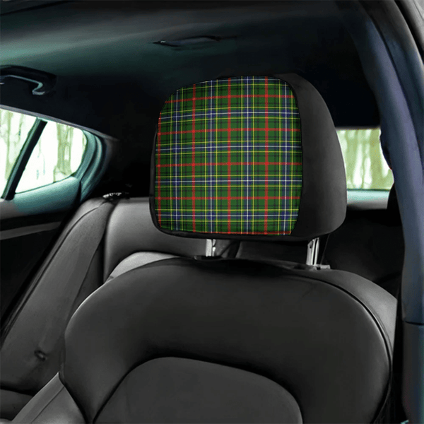 Bisset Tartan Classic Headrest Covers