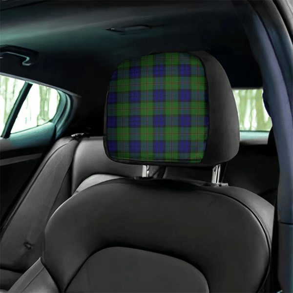 Dundas Modern 02 Tartan Classic Headrest Covers