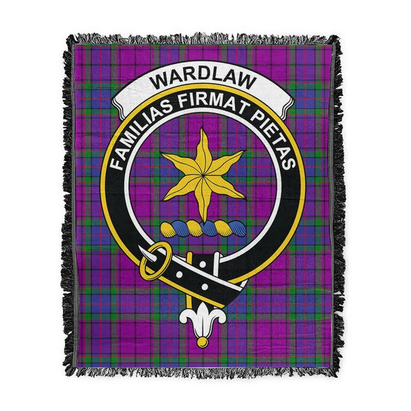 Wardlaw Modern Tartan Classic Crest Woven Blanket