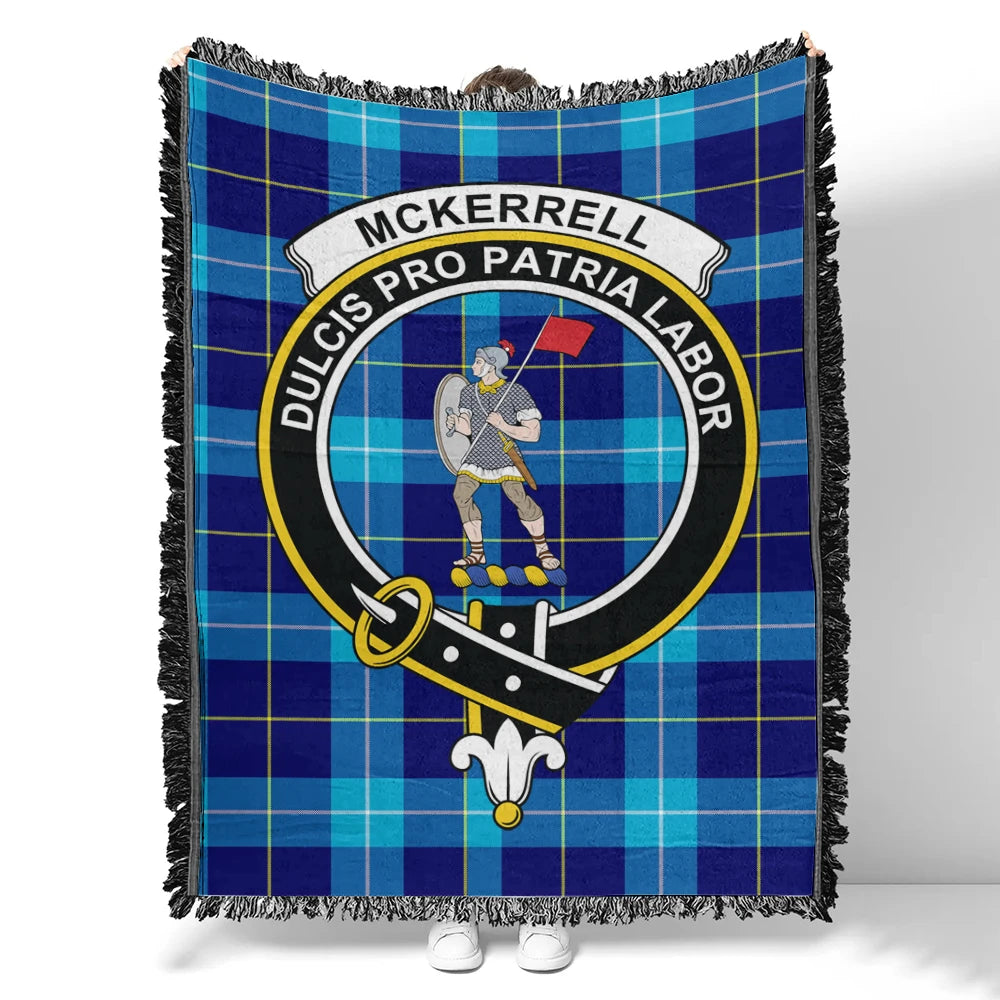 McKerrell Tartan Classic Crest Woven Blanket