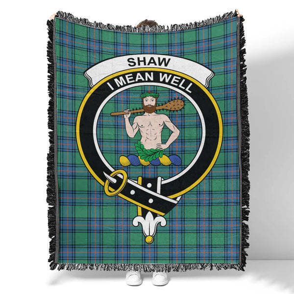 Shaw Ancient Tartan Classic Crest Woven Blanket