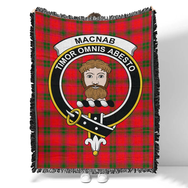 MacNab Modern Tartan Classic Crest Woven Blanket