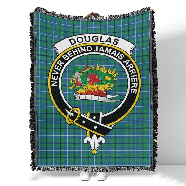 Douglas Ancient Tartan Classic Crest Woven Blanket