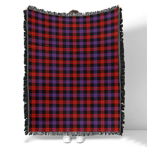 Brown Modern Tartan Classic Woven Blanket