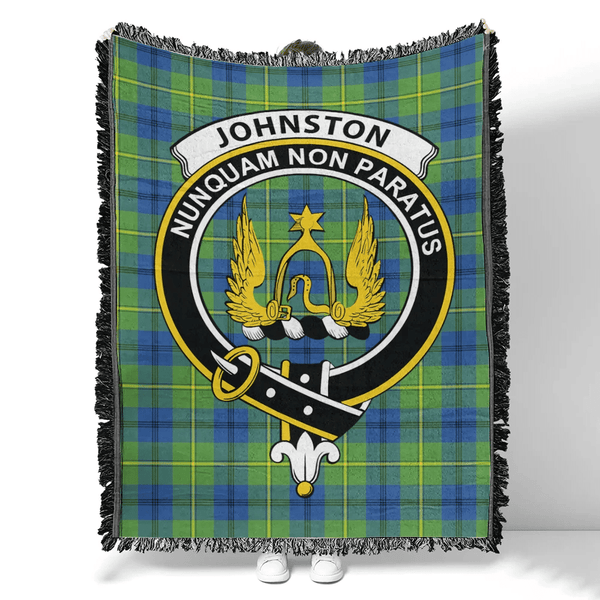 Johnston Ancient Tartan Classic Crest Woven Blanket